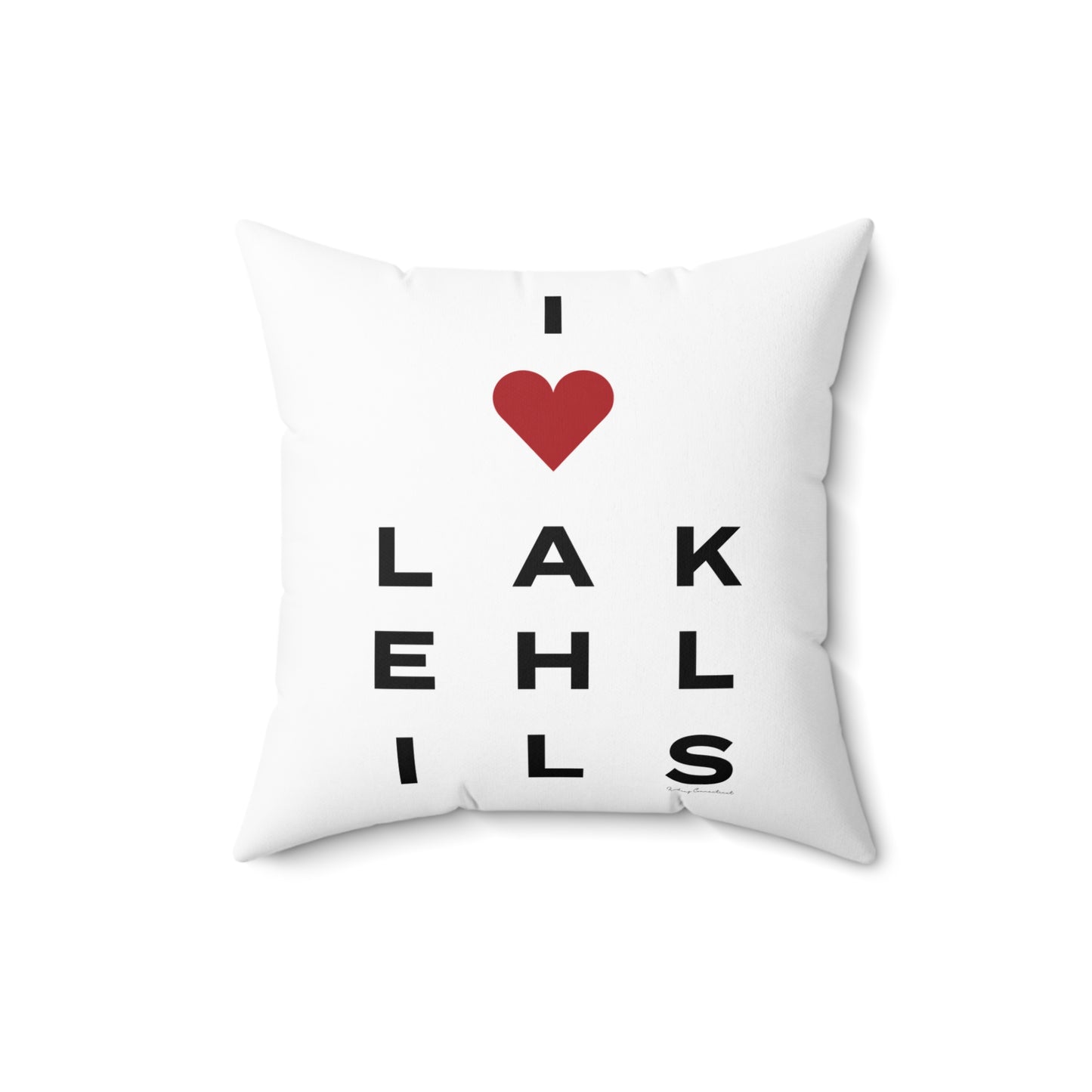 Lake Hills Vision Spun Polyester Square Pillow