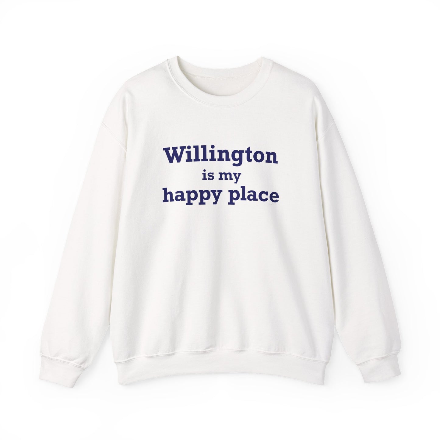 Willington is My Happy Place Unisex Heavy Blend™ Crewneck Sweatshirt