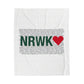 Norwalk Love Velveteen Plush Blanket