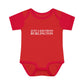 Just a kid from Burlington Infant Baby Rib Bodysuit