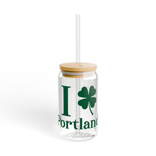 I Clover Portland Sipper Glass, 16oz
