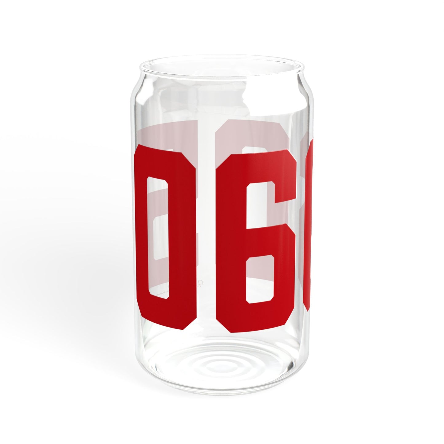 06605 Bridgeport Connecticut Zip Code Sipper Glass, 16oz