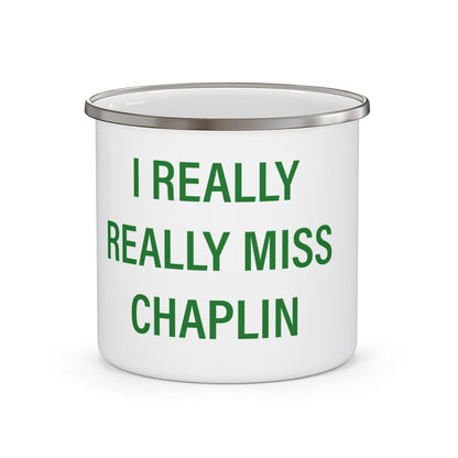 I Really Really Miss Chaplin Enamel Camping Mug