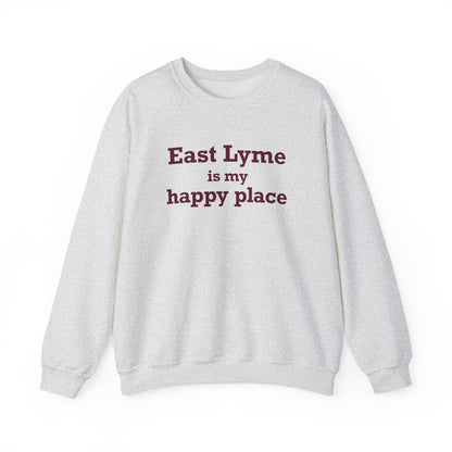 East Lyme is My Happy Place Unisex Heavy Blend™ Crewneck Sweatshirt