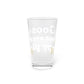 Goose Shows Are My Happy Place - Cream & Purple Pint Glass, 16oz