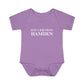 Just a kid from Hamden Infant Baby Rib Bodysuit