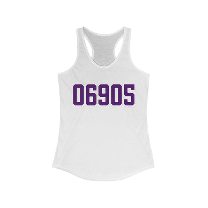 06905 Stamford Connecticut Zip Code Women's Ideal Racerback Tank Top