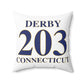 Derby 203 Connecticut Polyester Square Pillow