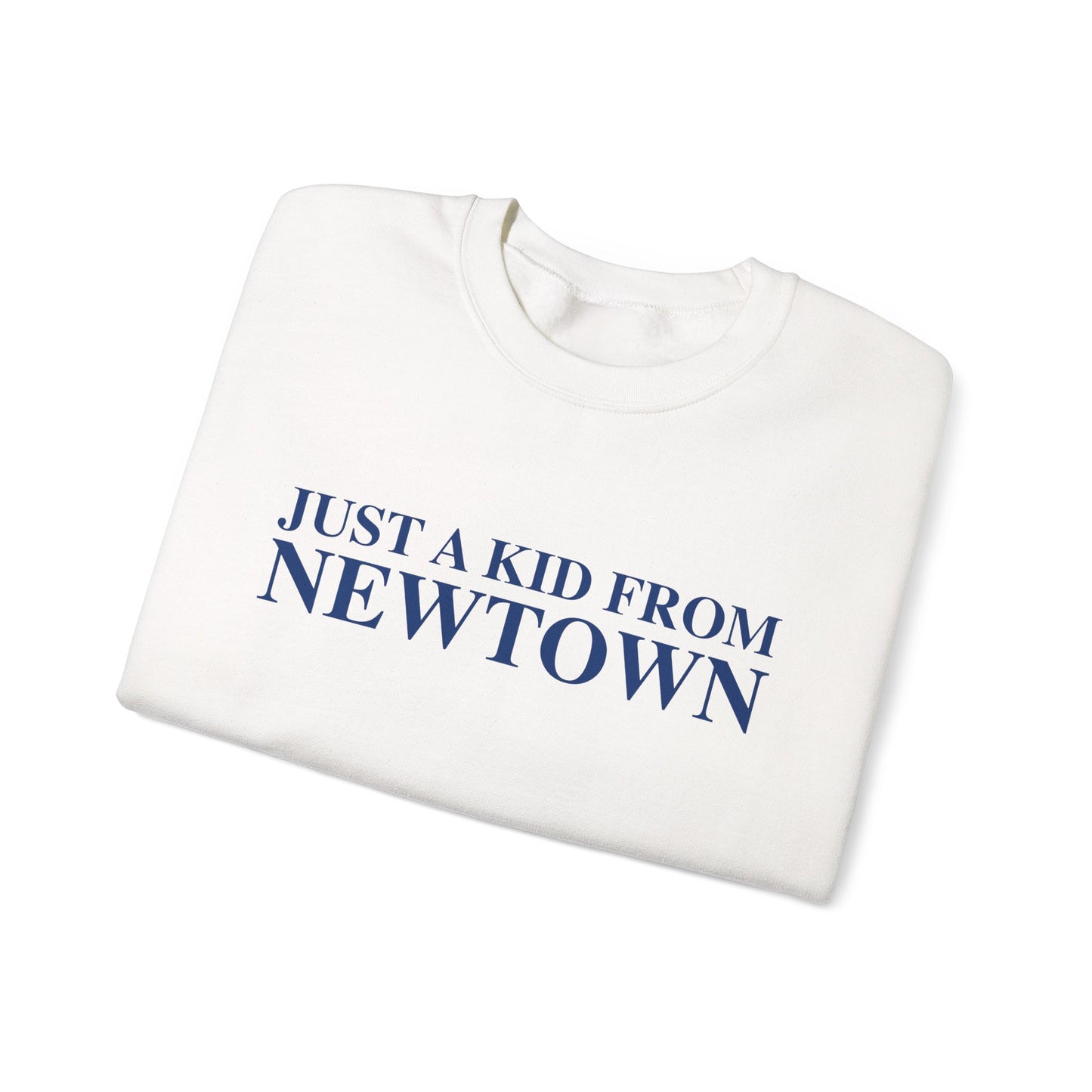 Just a kid from Newtown Unisex Heavy Blend™ Crewneck Sweatshirt