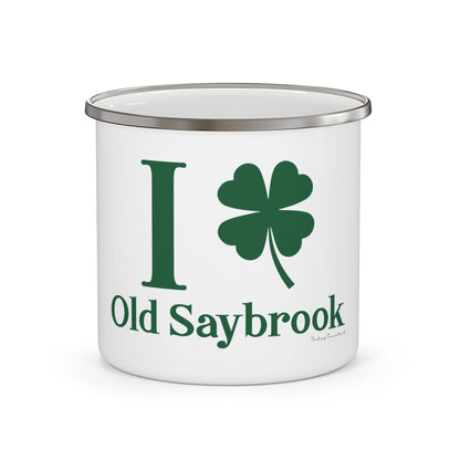 I Clover Old Saybrook Enamel Camping Mug