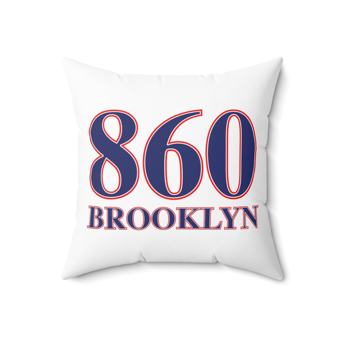 860 Brooklyn Red, White & Blue Spun Polyester Square Pillow