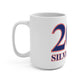 203 Silvermine Red, White & Blue Mug 15oz