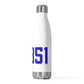 06351 Lisbon Connecticut Zip Code 20oz Insulated Bottle