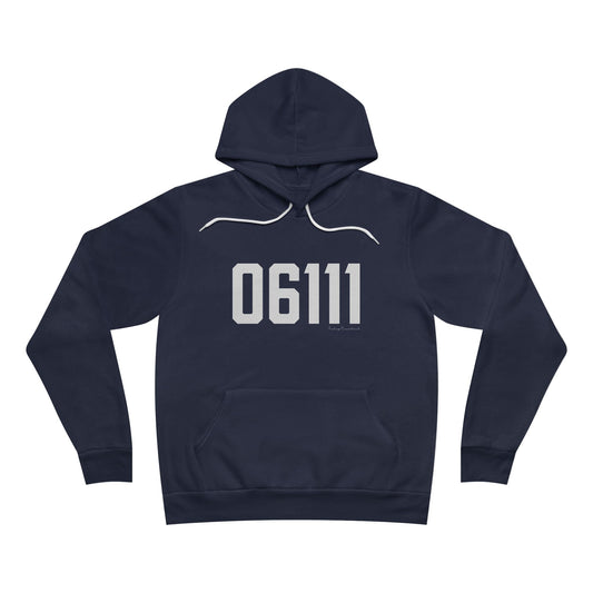 06111 Newington CT Zip Code Sponge Fleece Pullover Hoodie