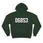 06853 Norwalk CT Zip Code Champion Hoodie Sweatshirt