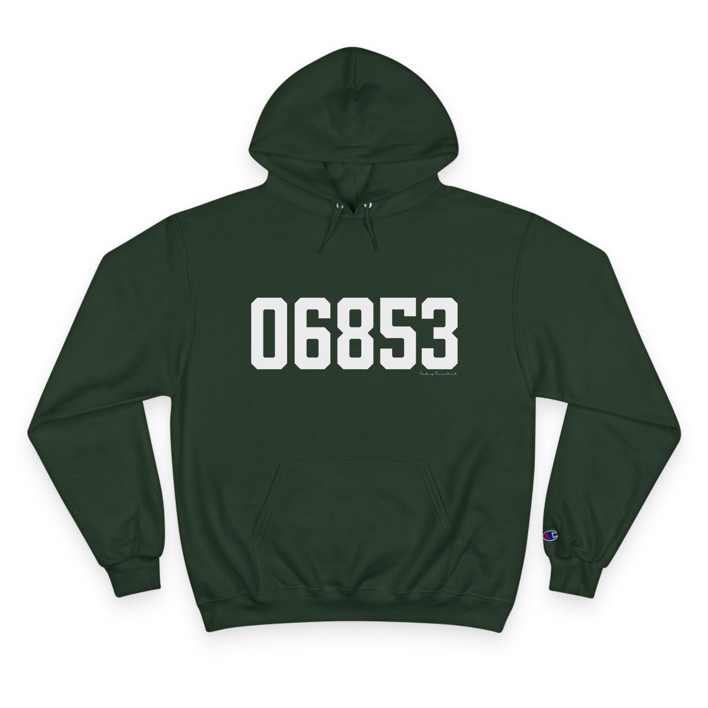 06853 Norwalk CT Zip Code Champion Hoodie Sweatshirt