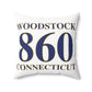 Woodstock 860 Connecticut Spun Polyester Square Pillow