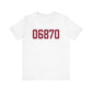 06870 - Greenwich Connecticut Zip Code Unisex Jersey Short Sleeve T-Shirt