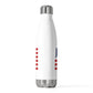 Bozrah Connecticut Flag 20oz Insulated Bottle