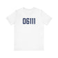 06111 Newington Connecticut Zip Code Unisex Jersey Short Sleeve T-Shirt