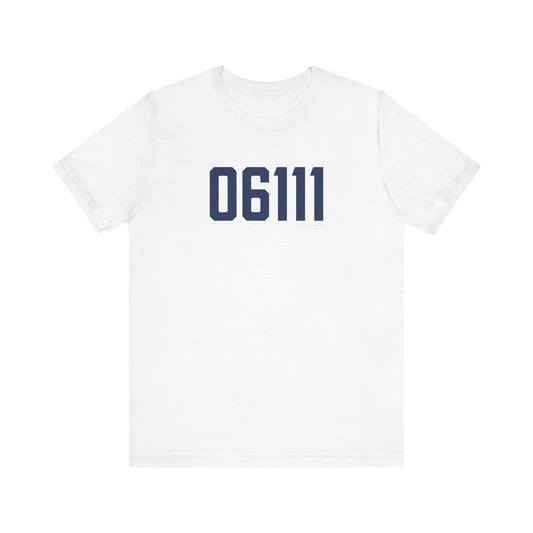 06111 Newington Connecticut Zip Code Unisex Jersey Short Sleeve T-Shirt