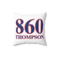 860 Thompson Red, White & Blue  Spun Polyester Square Pillow