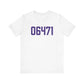 06471 North Branford Connecticut Zip Code Unisex Short Sleeve T-Shirt
