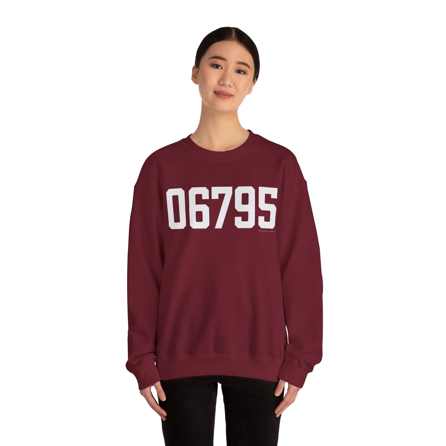 06795 - Watertown CT Zip Code Unisex Heavy Blend™ Crewneck Sweatshirt