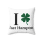 I Clover East Hampton Spun Polyester Square Pillow