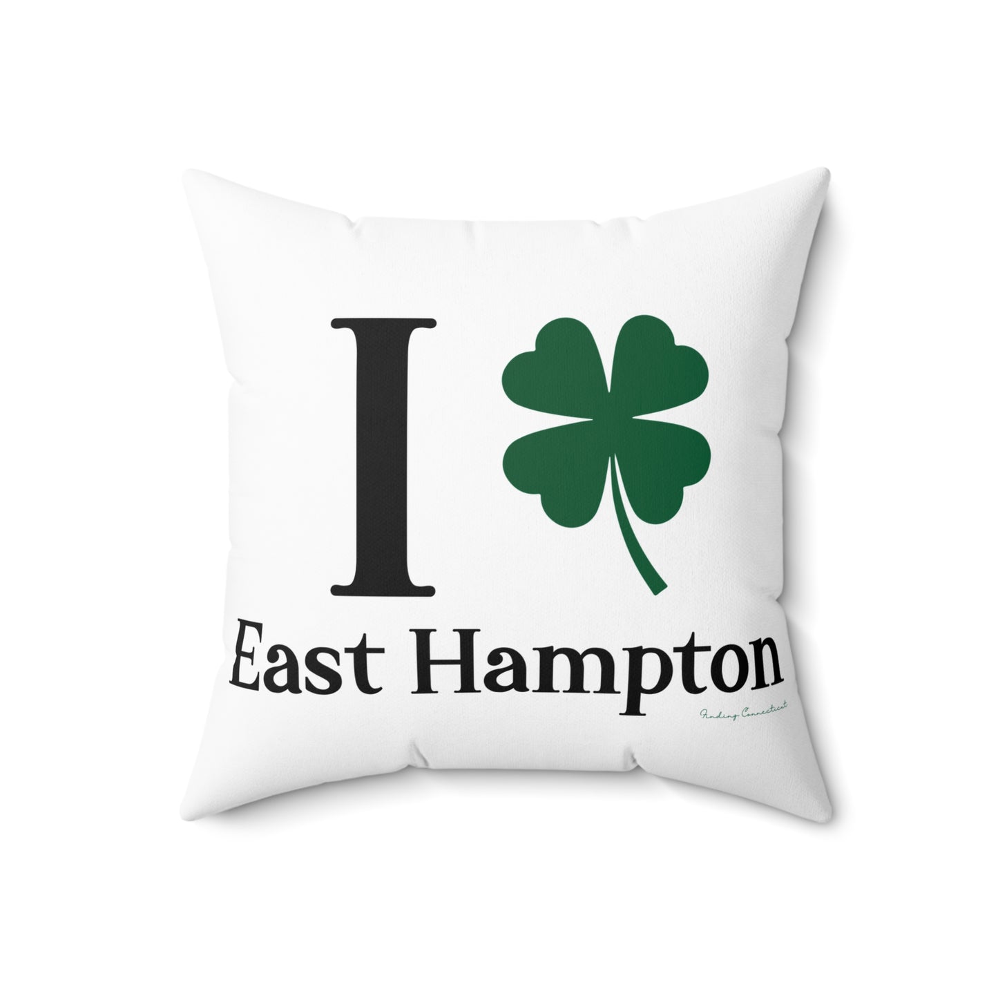 I Clover East Hampton Spun Polyester Square Pillow