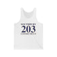 Southbury 203 Connecticut Unisex Jersey Tank Top