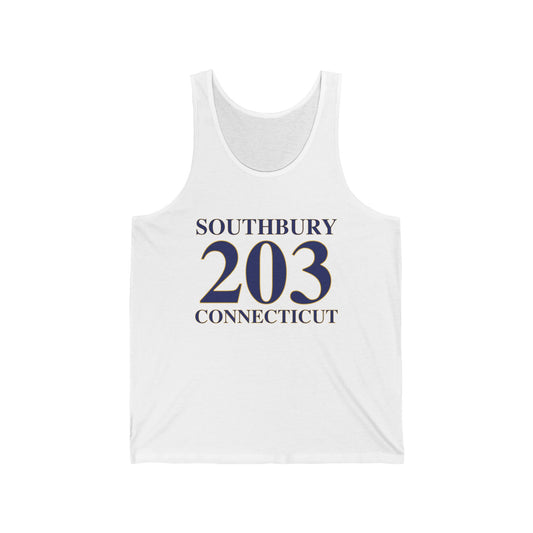 Southbury 203 Connecticut Unisex Jersey Tank Top
