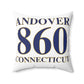 Andover 860 Connecticut Spun Polyester Square Pillow