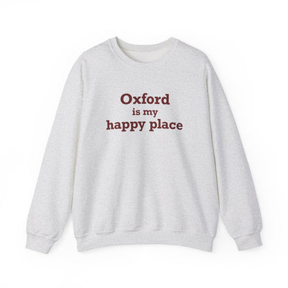 Oxford is My Happy Place Unisex Heavy Blend™ Crewneck Sweatshirt