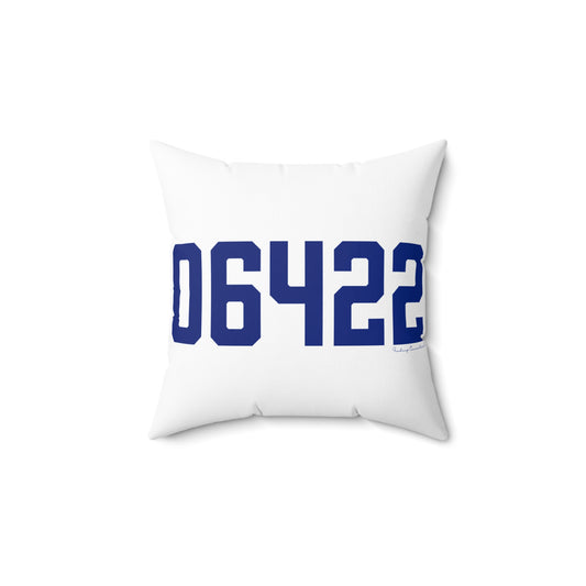 06422 Durham Connecticut Zip Code Spun Polyester Square Pillow