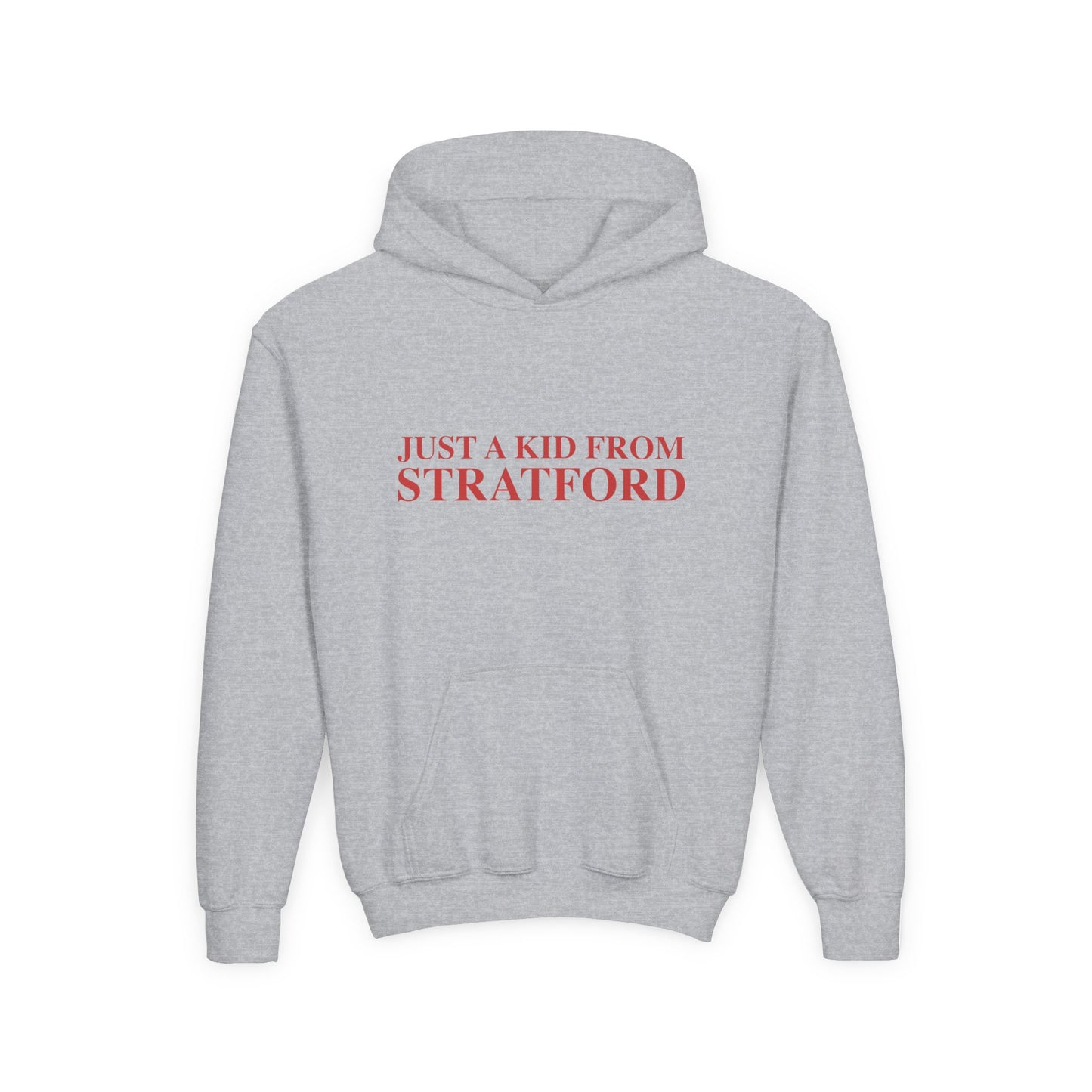 Just a kid from Stratford Youth Heavy Blend Hooded Sweatshirt