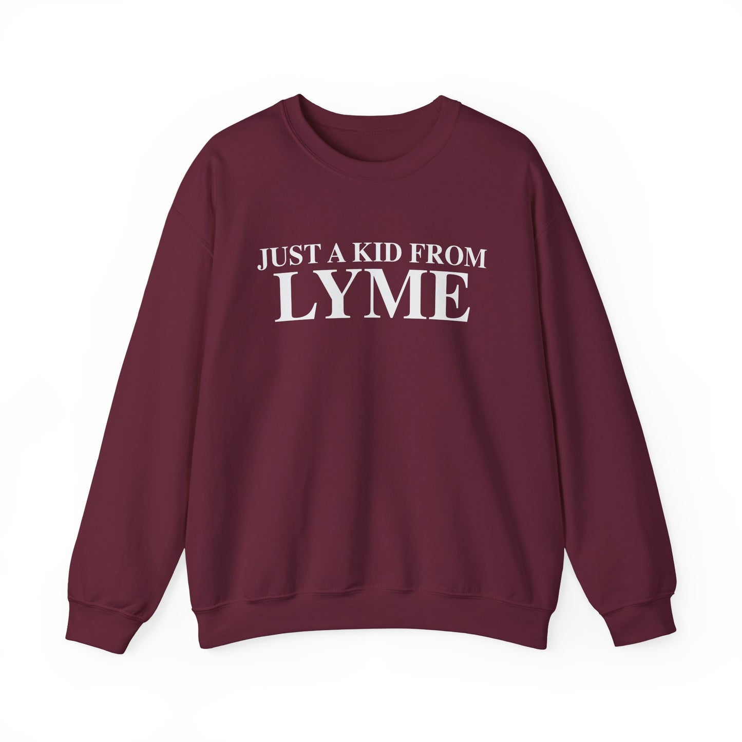 Just a kid from Lyme Unisex Heavy Blend™ Crewneck Sweatshirt