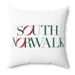 41 Tilt South Norwalk Spun Polyester Square Pillow
