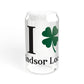 I Clover Windsor Locks Sipper Glass, 16oz