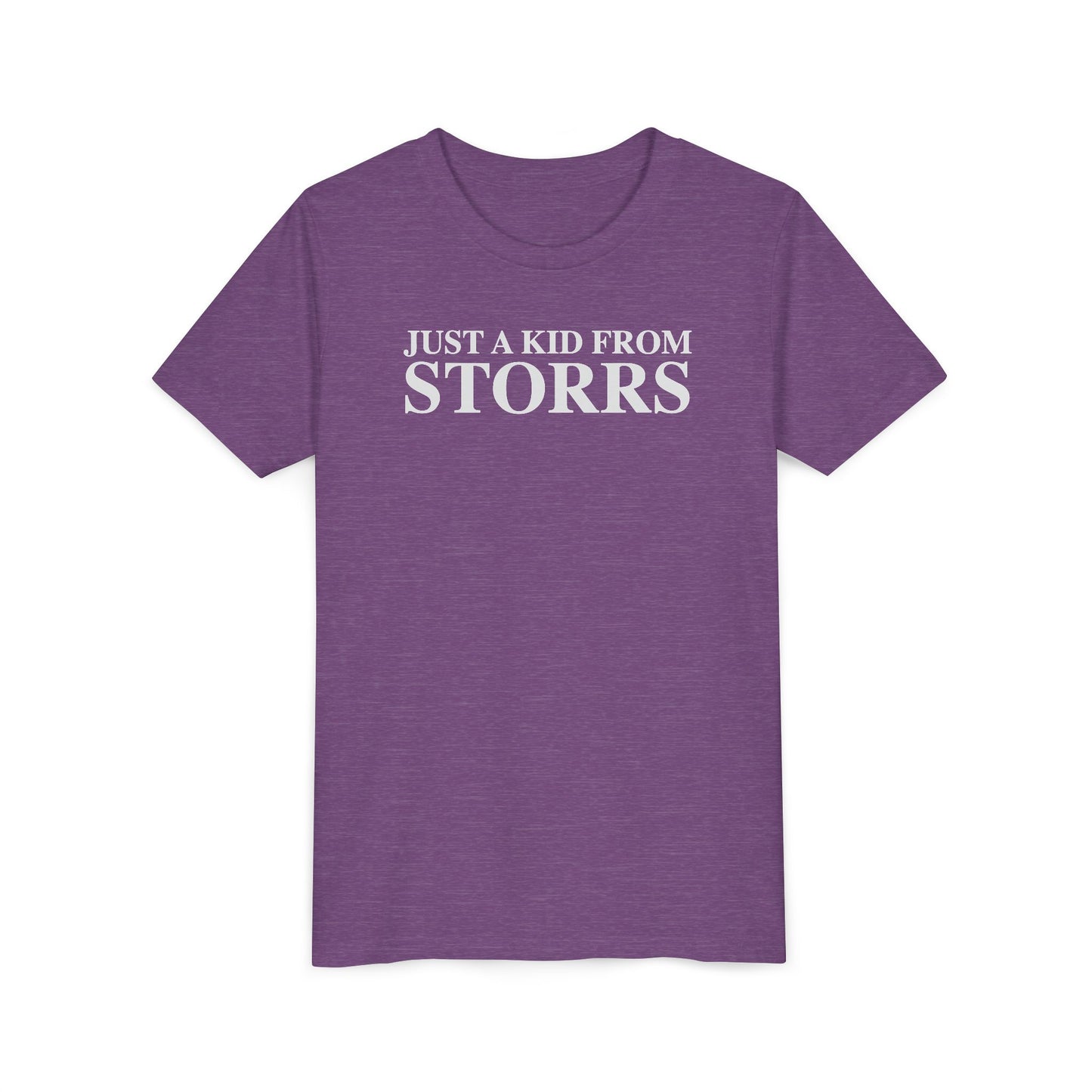 Just a kid from Storrs Youth Short Sleeve T-Shirt