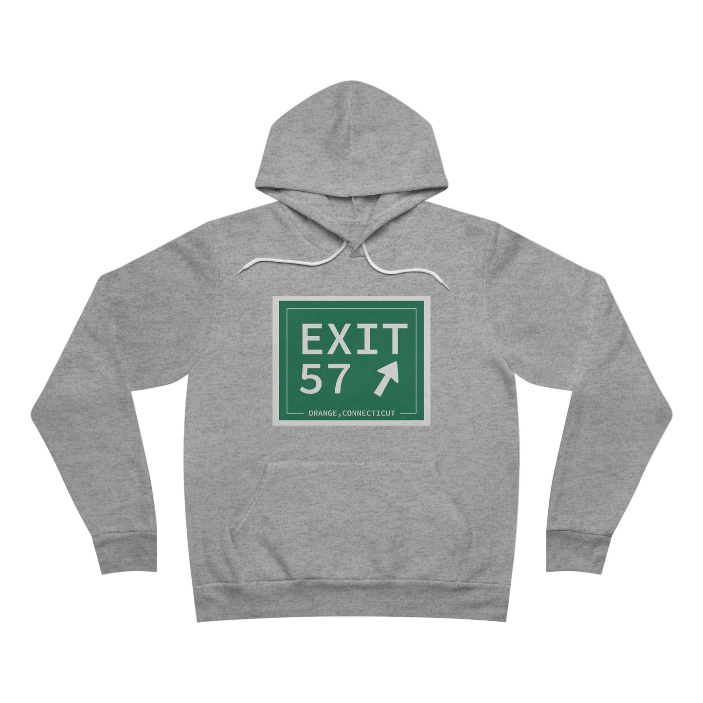 Vintage Exit 57 WCP Sign Unisex Sponge Fleece Pullover Hoodie