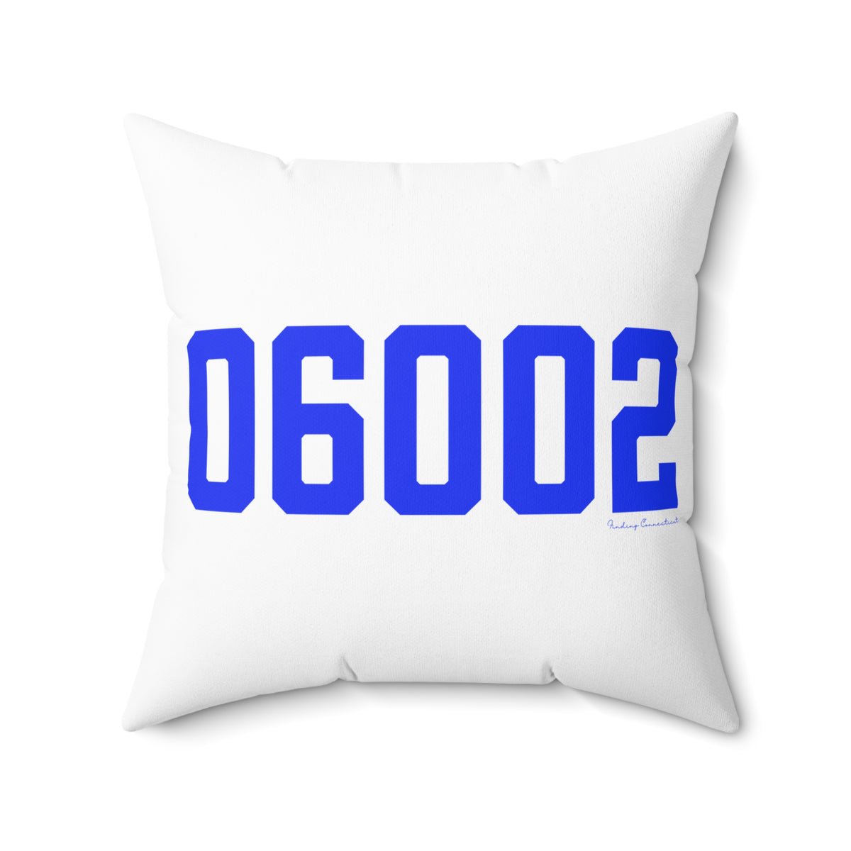 06002 Bloomfield Connecticut Zip Code Polyester Square Pillow