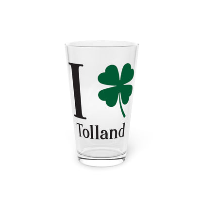 I Clover Tolland Pint Glass, 16oz