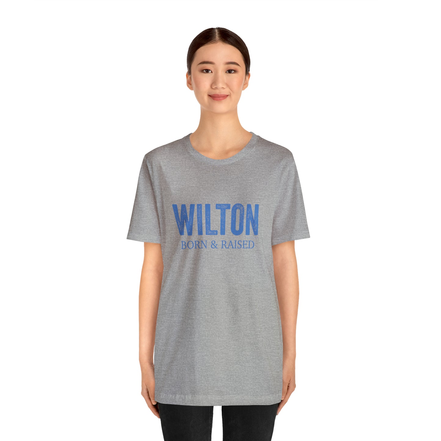 Wilton Born & Raised Unisex Jersey Short Sleeve Tee