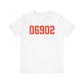 06902 Stamford Connecticut Zip Code Unisex Jersey Short Sleeve T-Shirt