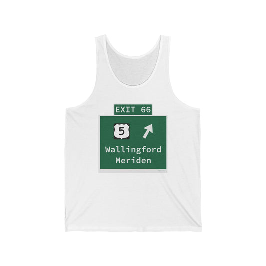 Vintage WCP Exit 66 Sign Unisex Jersey Tank Top