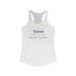 Goose Shows Are My Happy Place - Gray & Purple Women's Ideal Racerback Tank Top