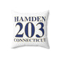 Hamden 203 Connecticut Polyester Square Pillow