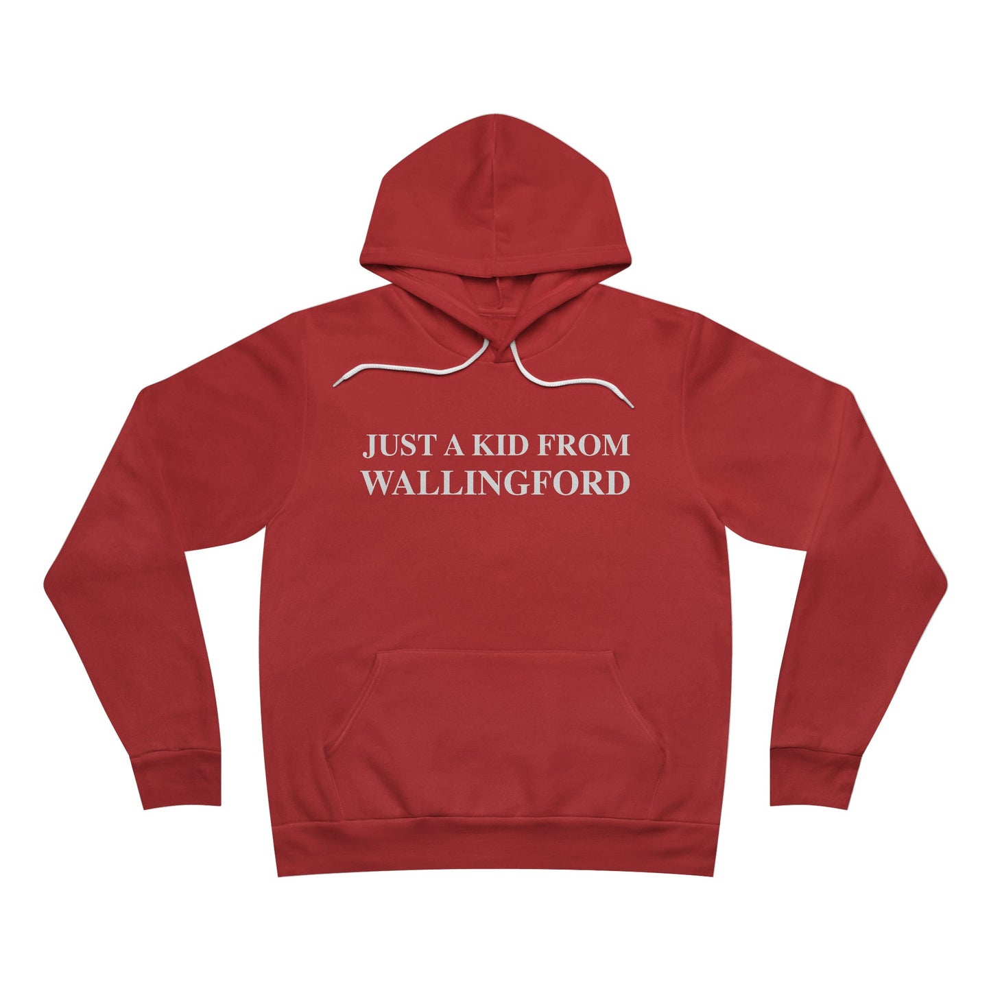 Just a kid from Wallingford Unisex Sponge Fleece Pullover Hoodie