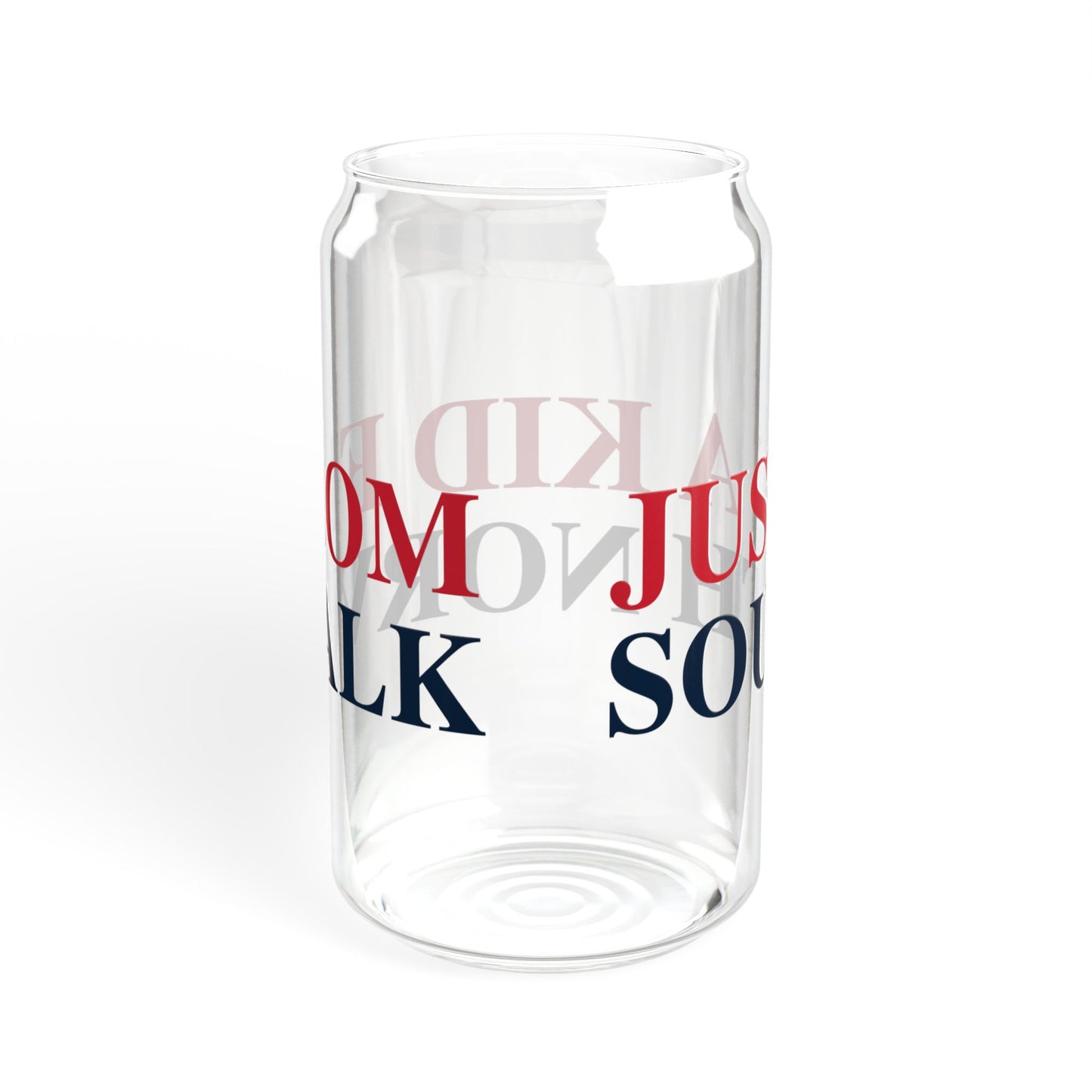 Just a kid from South Norwalk Sipper Glass, 16oz